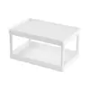 Prateleira Organizadora de Papelaria Multifuncional Simples para Mesa Suporte para Laptop Prateleira de Armazenamento de Camada Dupla para Mesa