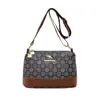 Nova Bolsa Transversal Estampada Retro da Moda para Mulheres, Bolsa de Ombro Versátil para Compras, Bolsa Tote Balde Leve para o Dia a Dia