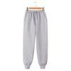 Moletom com Capuz Básico de Cor Pura Casual Escovado + Calça Jogger com Cintura Elástica - Estilo Europeu e Americano para Primavera e Outono