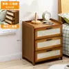 Mesita de Noche Simple Madera Maciza Pequeño Gabinete Almacenamiento Lujo Ligero Dormitorio Mesita de Noche Simple Estilo Nórdico Europeo Moderno Mini