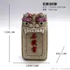 Adorno Pequeño de Resina de Piedra Shigandang, Piedra Taishan para Protección del Hogar, Corregir Esquinas de la Casa, Piedra Feng Shui de Oficina, Regalo de Inauguración