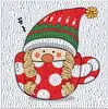 Pintura de diamantes 5D niños caricatura Papá Noel Diamante redondo de cristal diy bordado de diamantes tamaño diamante 18x18