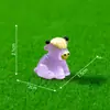 Figura de Becerro Lindo en Posición de Sentadilla que Brilla en la Oscuridad, Modelo Nuevo Transfronterizo, Accesorios de Decoración para Jardín DIY, Pequeños Adornos de Escritorio