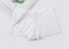 Roupa Íntima de Renda de Comércio Exterior para Mulheres Tamanho Plus Roupa Íntima Sexy de Renda para Meninas Cuecas Boxer de Renda Pure Desire para Mulheres