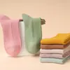 Calcetines de Color Sólido para Mujer hasta la Pantorrilla para Primavera y Otoño, Calcetines de Maternidad para Todas las Estaciones, Calcetines Nuevos hasta la Pantorrilla, Calcetines Casuales Transpirables Absorbentes de Sudor para Mujer de Otoño e Invierno