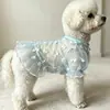 Camisola de Perro Cachorro Vestido de Verano Teddy Bichón Pomerania Gato Ropa para Mascotas 26 Lazo Falda de Malla