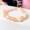 Nuevo Pulsera de Glaseado de Cubierta de Leche Degradado Elegante Simple Macarrón Perla de 10 mm Helado Palomitas de Maíz Pulsera de Hielo