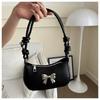 Bolso de mujer combinable, primavera/verano 2024, nuevo, sencillo, coreano, para debajo del brazo, moderno, elegante, estilo retro, bandolera de hombro.