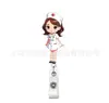 Insignia Decorativa Regalo Scroll Doctor Insignia Acrílica Plana Portaid Retráctil Fiesta Enfermera Estilo Nuevo Hebilla Deslizante