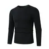 Amazon 2025 Nuevo Otoño e Invierno Ropa de Punto para Hombre Cuello en V Moda Jersey de Cuello Dulce Camisa Base de Punto