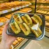 Panadería de Supermercado Caja de Empaque de 6 Piezas para Pan de Chuleta de Cerdo Caja de Empaque Transparente Desechable de Ampolla Caja de Empaque para Pan de Hot Dog Venta al por Mayor
