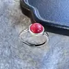 Anillo para Hombres Mayores Apertura Ajustable Estilo de Corte para Mujeres Diseño Retro de Nicho Marca de Moda Anillo de Estilo Frío Dedo Índice