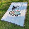 Manta Personalizada Estilo Americano para Acampar en Tienda, Manta para RV, Exterior, Picnic, Tejido de Hilo, Estilo Camping, Mantel, Tapete para Césped