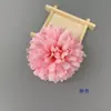Flor Artificial Bola Cabeza de Crisantemo Flor de Seda Crisantemo Ping Pong Decoración de Boda Hortensia Tocado DIY Hecho a Mano Crisantemo de Mil Capas Flor Artificial