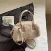 Bolsa Quadrada Pequena de Pelúcia Estilo Coreano Outono e Inverno, Bolsa da Moda, Bolsa Transversal, Bolsa de Ombro Feminina, Bolsa Versátil Casual Portátil para o Dia a Dia