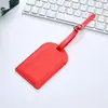 Cubierta abatible horizontal y vertical para tarjeta de embarque de cuero PU engrosado transfronterizo con bolsa y etiqueta de equipaje de cuero con papel para firmar interior gratis