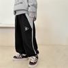 Pantalones de chándal bordados con letras de moda para niños, Ropa de otoño estilo coreano para niños, Nuevo modelo Haima Home 2026 para niños mayores