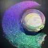 Manicure Pó Camaleão Novo Transfronteiriço Pó Neon Fantasia Mudança de Cor Brilho Maquiagem Sombra Pó Aurora Acessórios para Manicure