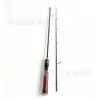 Vara de Pesca Micro Lure Grau UL com Cabo Reto, Vara de Pesca em Fibra de Carbono, Vara de Pesca com Ponta Sólida, Vara de Pesca Micro Transfronteiriça para Peixe Branco