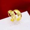 Color duradero no se decolora Pendientes Shajin Gympani para mujer estilo niche aleación de cobre estilo étnico imitación oro joyería para orejas de mediana edad y ancianos