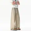 Pantalones Casuales de Nuevo Diseño INS 2026 para Hombre, Primavera/Verano, Caída Alta, Frescos y Transpirables, Pantalones Rectos Holgados