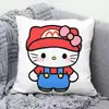 Almohada Hello Kitty Hallokitty Cojín Lindo de Dibujos Animados Corazón de Niña Cojín para Sala de Estar Sofá Oficina Almohada para Descanso de Almuerzo