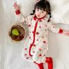 Saco de dormir de manga larga para niños de primavera y verano, algodón Lycra sin costuras, ropa delgada para escalar, mameluco de algodón suave para bebé, una generación de pelo