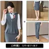 Conjunto de Colete Profissional para Primavera e Outono para Profissionais da Odontologia e Beleza, Roupa de Trabalho de Alta Qualidade para Recepcionistas de Hotel, Uniforme de Trabalho Feminino