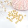 Accesorios de Cuentas de Pétalos de Copo de Nieve con Conservación de Color Oro de 14K DIY Hecho a Mano Pulsera Collar Cuentas Espaciadoras Materiales de Cuentas Sueltas