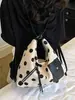 Bolso bandolera para mujer simple y versátil, bolso de hombro casual estilo coreano, bolso grande para mujer, nuevo bolso de lunares 2026 para ir al trabajo