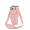Funda para vaso de hielo de 40 oz, material de buceo, aislamiento, funda para termo, bolsa para vaso, funda con ventosa magnética, bolsa para vaso con imán personalizado, bandolera