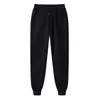 Pantalones largos lisos de 18 colores, sencillos y relajados; pantalones deportivos de cintura media, juveniles y modernos, en stock