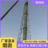 Chimenea de Fibra de Vidrio, Fabricante de Chimeneas Grandes con Estructura de Acero, Torre de Chimenea de Material Compuesto Frp, Conducto de Extracción de Humo