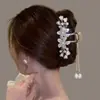 Pin de Flor Retro con Perlas y Pedrería con Borla Estilo Lirio del Valle Pin para el Cabello Clip Tiburón de Cabello de Lujo Ligero Accesorios para el Cabello Venta al por Mayor