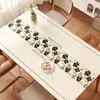 Toalha de Mesa Estilo Pastoral Fresca e Simples, Impermeável, à Prova de Óleo, Resistente ao Calor, Material de Vidro Macio de PVC, Sensação de Luxo Leve e de Alta Qualidade, Tapete para Mesa de Centro
