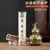 Quemador de Incienso Estilo Chino con Diseño de Calabaza para Uso Doméstico, Adecuado para Uso en Interiores con Incienso de Árbol de Agar y Sándalo