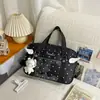 Bolso de un solo hombro para estudiantes universitarias, Bolso Ita de lunares, Bolso cruzado para el día a día, Nuevo modelo 2026, Bolso de mano de gran capacidad para viajes