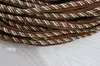 Cuerda de 6 mm a 8 mm de Grosor Cuerda Trenzada de Tres Hilos Cuerda Decorativa Cuerda de Colores Bolsa de Cuerda Cojín Cuerda para Enrollar Cortina Cuerda Decorativa