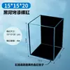 Acuario de Cristal Pequeño Ultra Transparente para Escritorio con Luces, Regalo de Cumpleaños Creativo, Tanque Cuadrado Pequeño