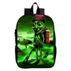 Montaña Extranjera y Mar Palo de Madera Clásico Hombre Palito Nueva Mochila Escolar para Niños Personalizada DIY Estudiante Hombre y Mujer Mochila Preescolar Hombro