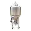 Tanque de Fermentação Refrigerado com Controle de Temperatura Independente para Cerveja Artesanal com Pressão e Conservação de Calor, Máquina Tudo-em-Um de 65 Litros para Brassagem Caseira, Equipamento de Brassagem e Armazenamento