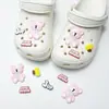 Acessórios de decoração de sapatos DIY para Crocs, fivelas decorativas fofas de pelúcia 3D de desenhos animados, leão e gato do zoológico para a superfície do sapato