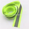 Spot atacado de poliéster fluorescente fluorescente reflexivo webbing resgate de incêndio segurança aviso isolamento costura faixa reflexiva