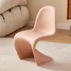 Silla Infantil Pando Creativa Simple Respaldo de Plástico Silla de Diseñador Hogar Comedor Escandinavo Silla de Jardín de Infancia