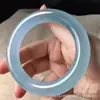 Suministro en Vivo de Pulsera de Jade Cuarcita Amarilla de Aceite de Pollo, Pulsera Redonda Gruesa de Jade Cuarcita Verde Hielo, Fabricante de Regalos de Joyería para Manos