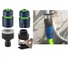 Conector de Tubo de Água de Quatro Pontos Hongchen T Reto Através Acessórios para Pistola de Água de Lavagem de Carro Conector de Tubo de Água Conexão Rápida Quatro Vias 6 Pontos