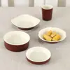 Plato pequeño de melamina 4/5/6 pulgadas plato pequeño plato de dish plato de plástico para sabor plato para salsas plato para platos fríos plato para snacks comercial