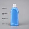 Botella Personalizada de 800ml para Líquido de Limpieza de Ropa Interior, Botella Cuadrada Plana de Plástico HDPE para Detergente, Botella para Limpieza de Frutas y Verduras