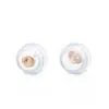 Novo Plug de Ouvido de Silicone em Prata Esterlina S925 Personalizado Pequeno e Simples Versátil Bala Fixa Anti-Queda Tampão de Orelha Acessórios