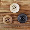 Nuevo Clásico de Resina de Ala Ancha Vintage Nicho Abrigo, Suéter, Cárdigan, Chaqueta, Pantalones Simples Versátiles con Botones
